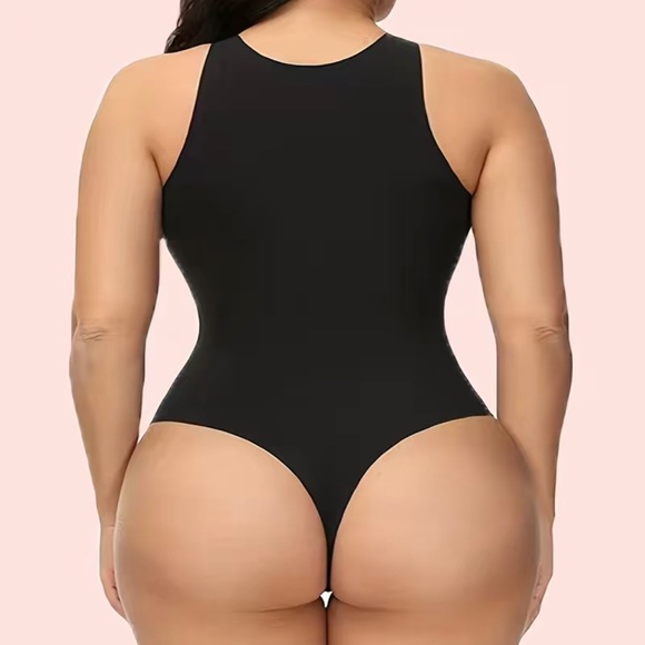 Black Wide Strap Sleeveless Romper, High Stretch Sexy Yoga One-piece Sports Top - Picture 2 of 9